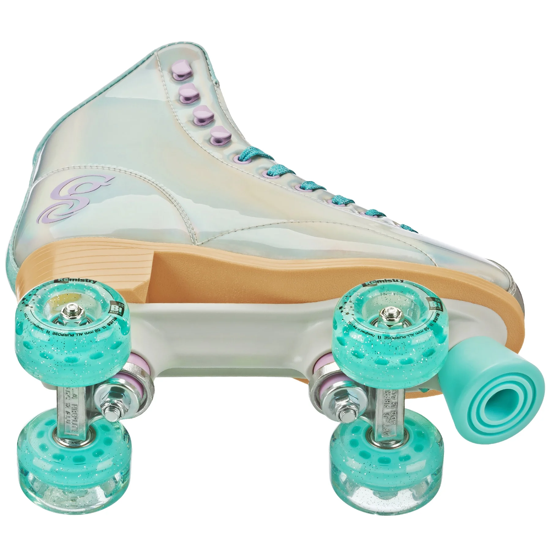 UV Blue Roller Skates - Image 4