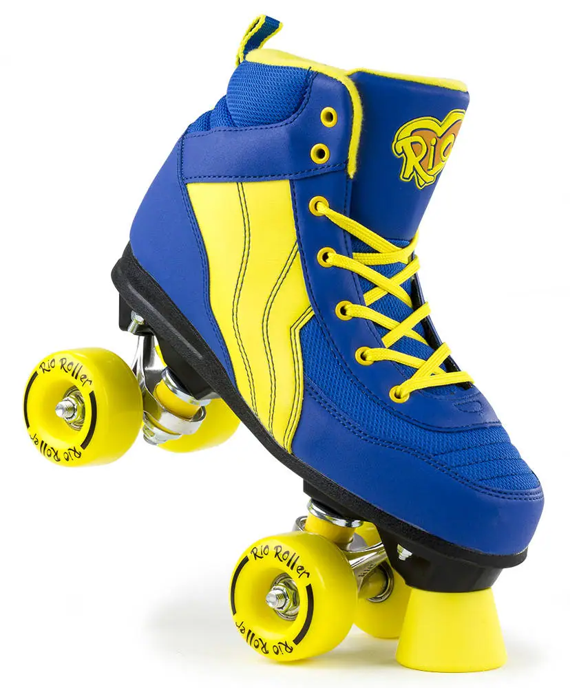 Blue and Yellow RIO Roller Skates - Image 4